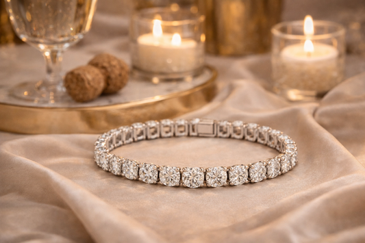 Diamond Tennis
Bracelet 925 Sterling Silver