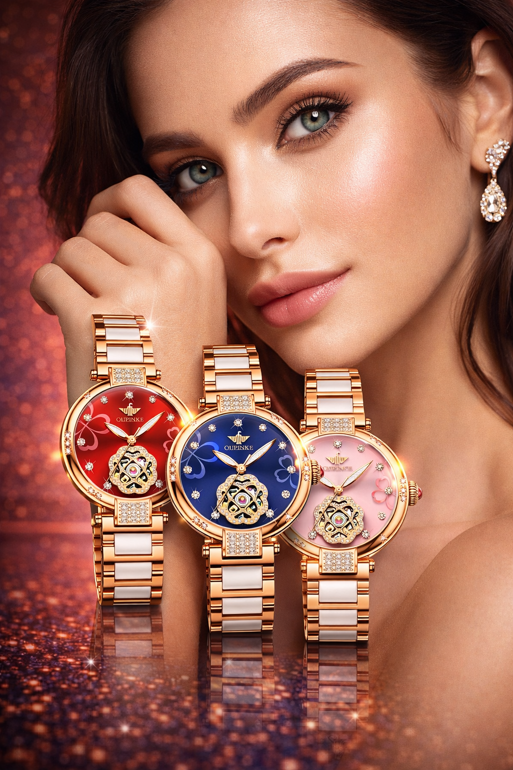 After Dark Diamond Automatic Tourbillon Watch