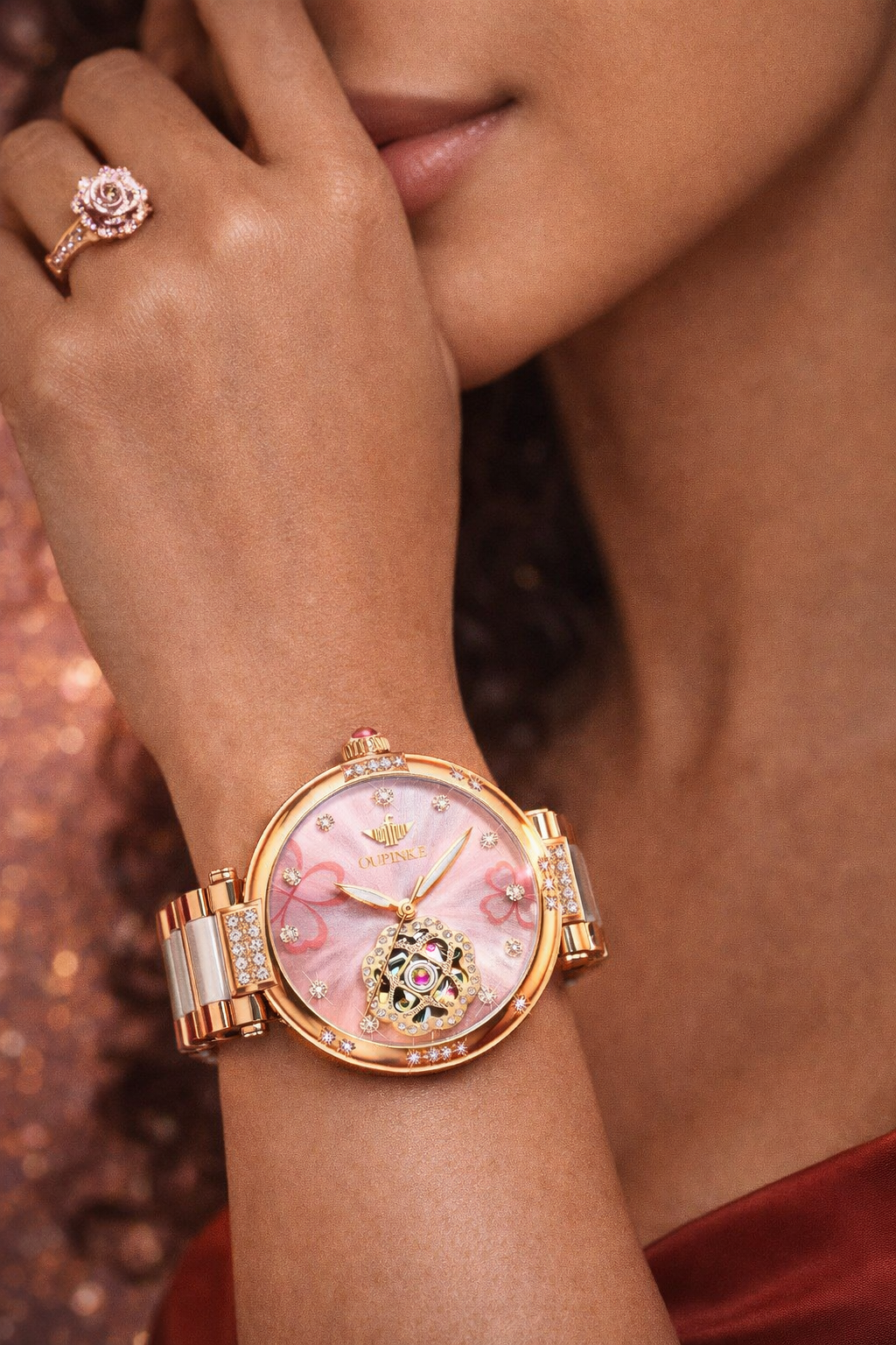 After Dark Diamond Automatic Tourbillon Watch